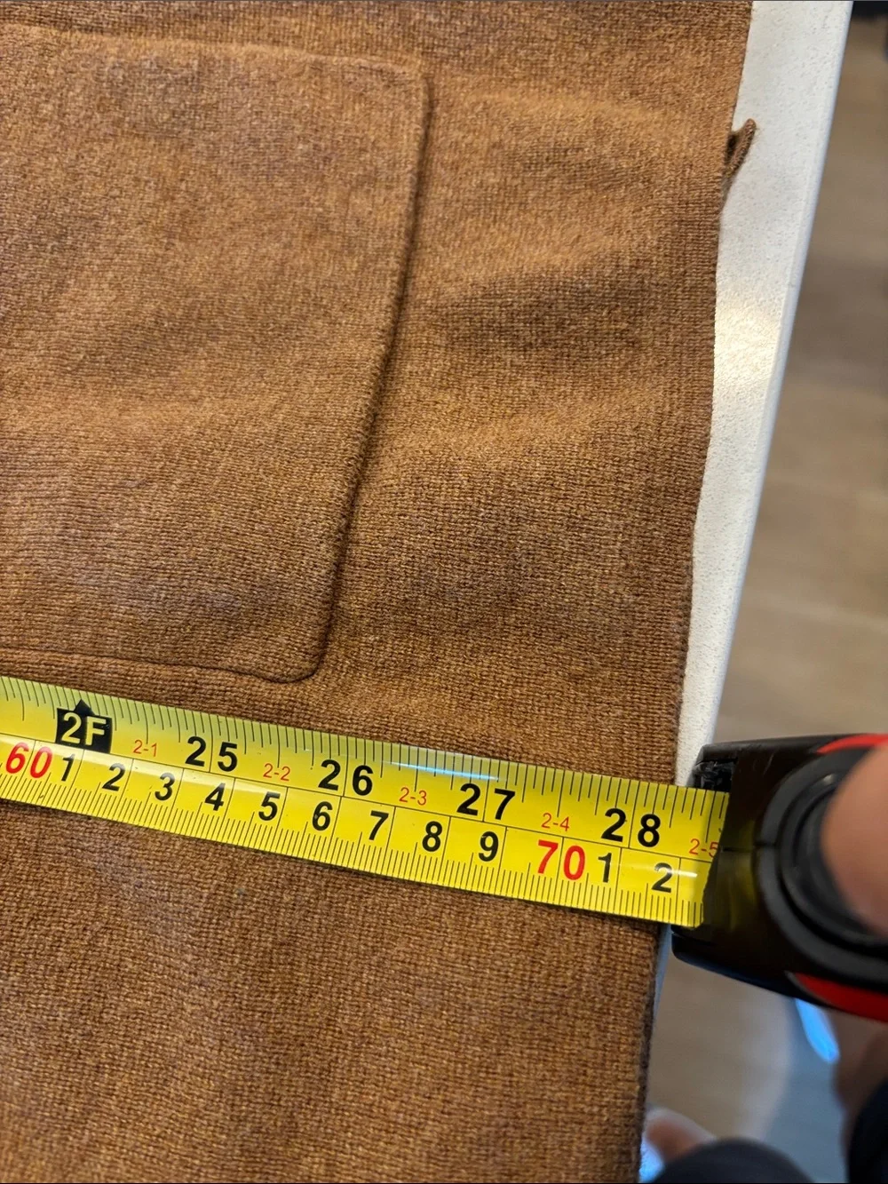 J. Crew Open-Front Camel/Tan Shawl Collar Cardigan - Picture 3 of 5